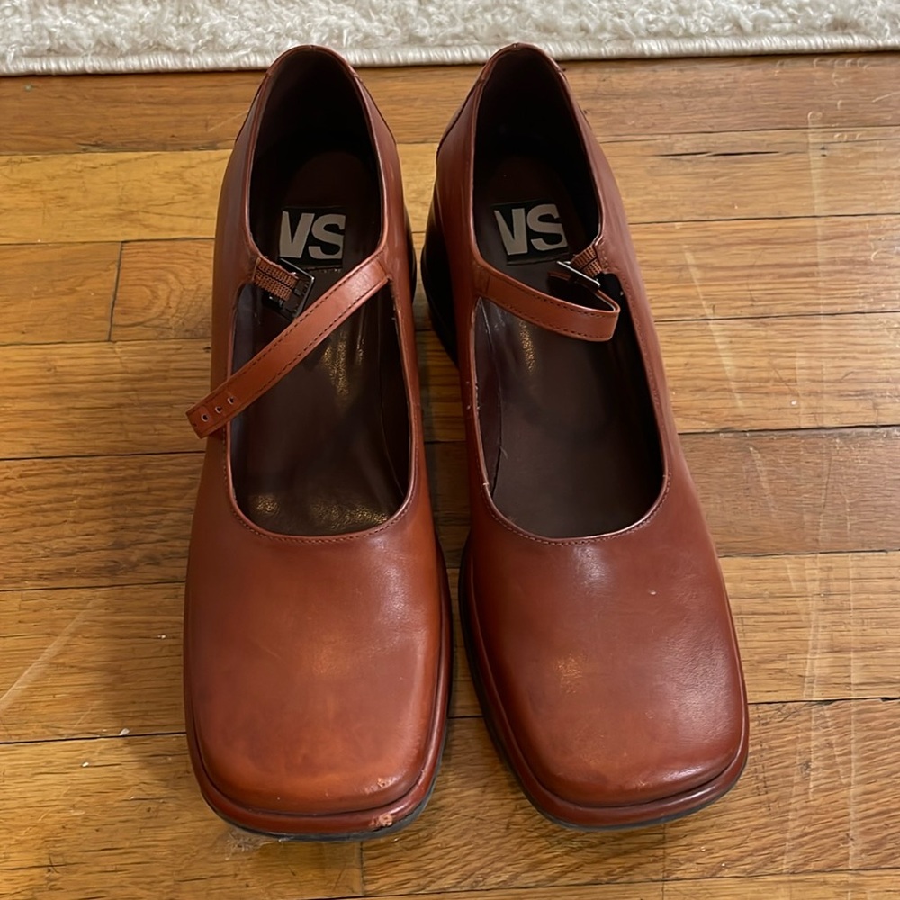 Brown Mary Janes